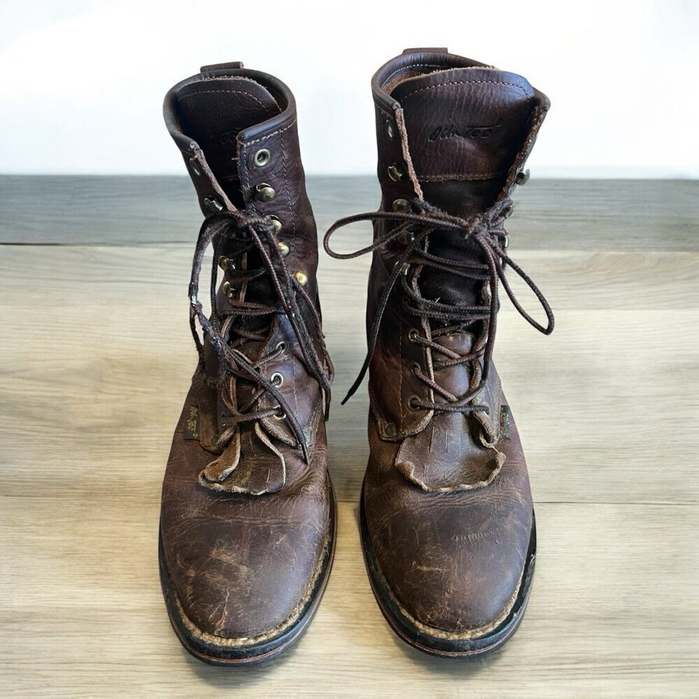 AdTec Men’s Packer Work Boots Brown Size 10.5M - Picture 2 of 5